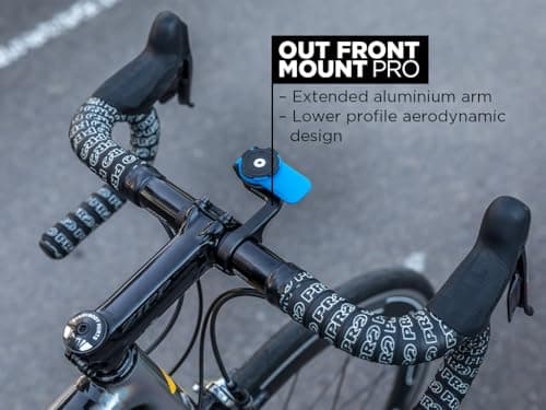 QUAD LOCK Out Front PRO Support de téléphone portable pour vélo Populaire avec fonction Mag Safe et Adaptateur Universel