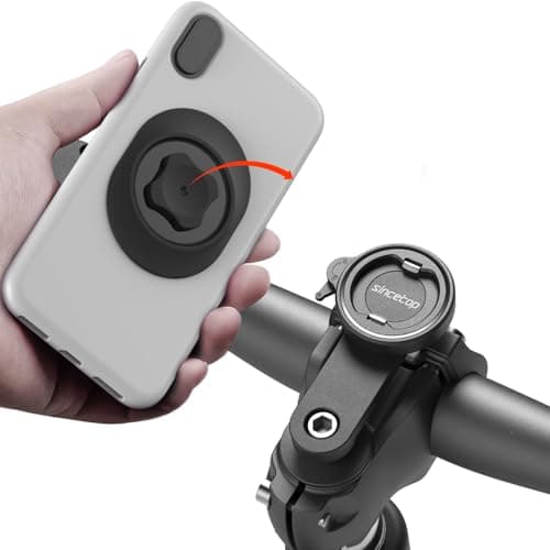 Support Telephone Velo Tout-Terrain pour VTT, Scooter, Vélo Electrique et Routier C-2e Gén.ERMOTOWasive Versatile Suppor — 1re gén.-Support de capuchon de potence-Sér. C
