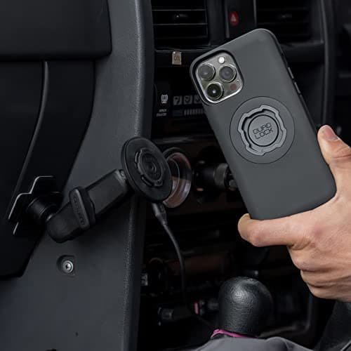 Quad Lock Coque MAG pour iPhone 12/12 Pro + Protection robuste + Compatible avec MagSafe + Pour étudiants et professionn