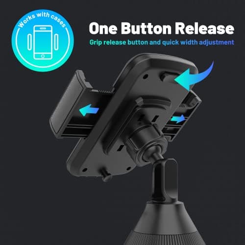 SEEKONE Support Universel pour Smartphone de Voiture - Convient à Tous Les Modèles, pour Hommes et Femmes en Déplacemen