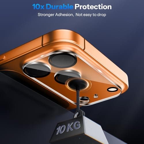 SPARIN 3 Pièces Protecteur d'Objectif de Caméra pour iPhone 17 Pro - Clarté HD, Résistant aux Rayures, Compatible Coque
