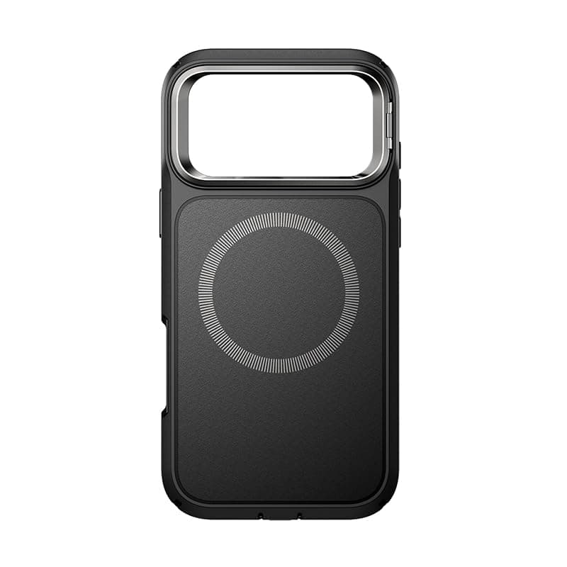i-BLASON Ares Coque pour iPhone 17 Pro Max 6,9" 2025 | Protection d'Ecran Verre Trempé | Protection Magnétique MagSafe C — Noir