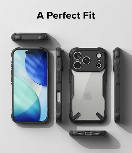 Ringke Coque iPhone 17 Pro Max Black Antichoc Résistant aux Rayures