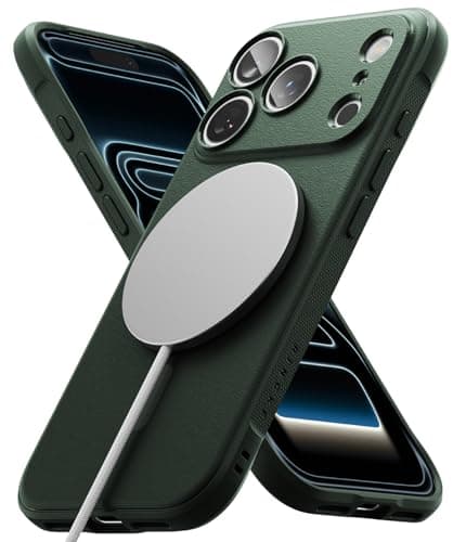 Ringke Coque Magnétique Antidérapante Compatible avec iPhone 17 Pro - Onyx Magnetic Souple – Durable et Étui Bandoulière