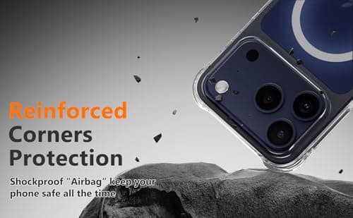 Coque iPhone 17 Pro Max Transparente Anti Jaune Gris Blanc Coin Renforcé TPU Shockproof