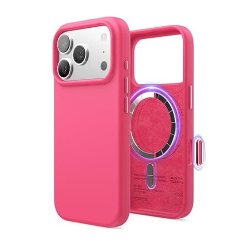 Coque magnétique en silicone elago pour iPhone 17 Pro - Antichoc et mince (Stone)  
Coque MagSafe premium en silicone el — Rose Vivant
