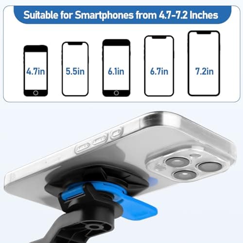Support Téléphone Universel pour Guidon de Moto,Vélo – Compatible smartphones 4,7 à 7,2" (Mount universel pour smartphon