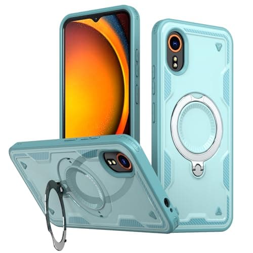 PanXCase Coque Étui Armor Métallique Anneau Magnétique pour iPhone 17 - Protection Anti-Choc Grade Militaire Armée (Blac — Light Blue