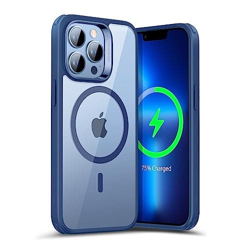 <think>

</think>

Coque ESR pour iPhone 17 Pro Max, Protection Caméra, Compatible MagSafe, Étui Militaire Antichute, Tr — Bleu Givré