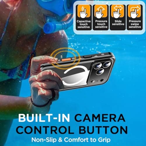 Coque étanche AICase iPhone 17 Pro, MagSafe, étanche à l'eau et à la neige, IP68, protection intégrale 360°

Coque étanc