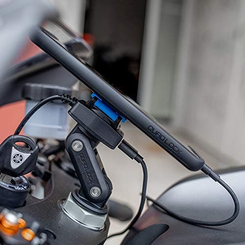 Chargeur USB Quad Lock Moto pour Pelotonニング et Ski🚀 Vue de Facehäuser