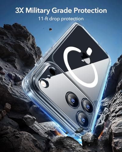 <think>

</think>

Coque ESR pour iPhone 17 Pro Max, Protection Caméra, Compatible MagSafe, Étui Militaire Antichute, Tr