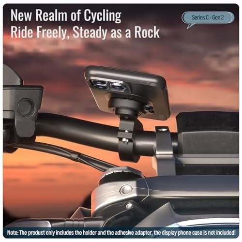 Support Telephone Velo Tout-Terrain pour VTT, Scooter, Vélo Electrique et Routier C-2e Gén.ERMOTOWasive Versatile Suppor