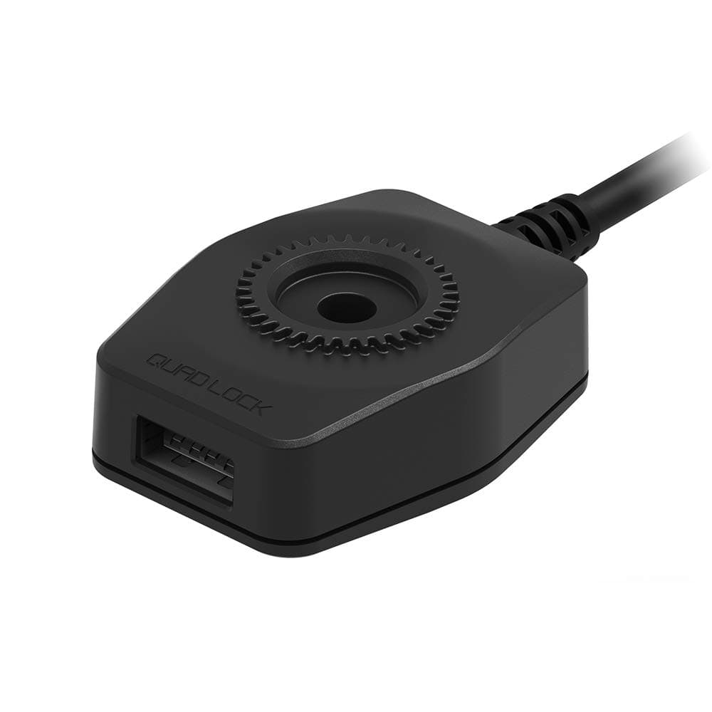 Chargeur USB Quad Lock Moto pour Pelotonニング et Ski🚀 Vue de Facehäuser