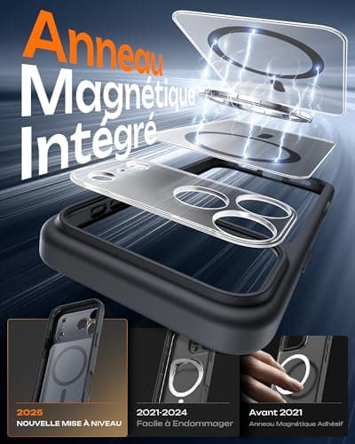 <think>
Okay, the user wants me to optimize a product title for a magnetic case for the iPhone 17 Pro Max. The original