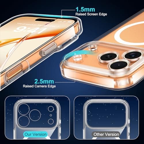 <think>

</think>

Coque Magnétique Helssitot pour iPhone 17 Pro Max - Anti-Espion, Anti-Choc, Anti-Rayures - Étui Trans