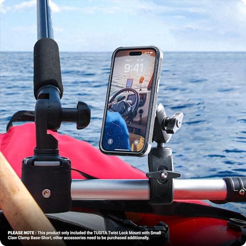 TUSITA Twist Lock Support Courte pour Griffe Small avec Base Petites - Ergonomique et Facile à Nettoyer