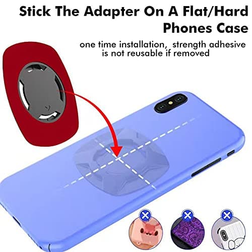 Kisbeibi Support de téléphone portable universel pour vélo et moto, amortisseur de vibrations pour smartphone de 4,7 à 7