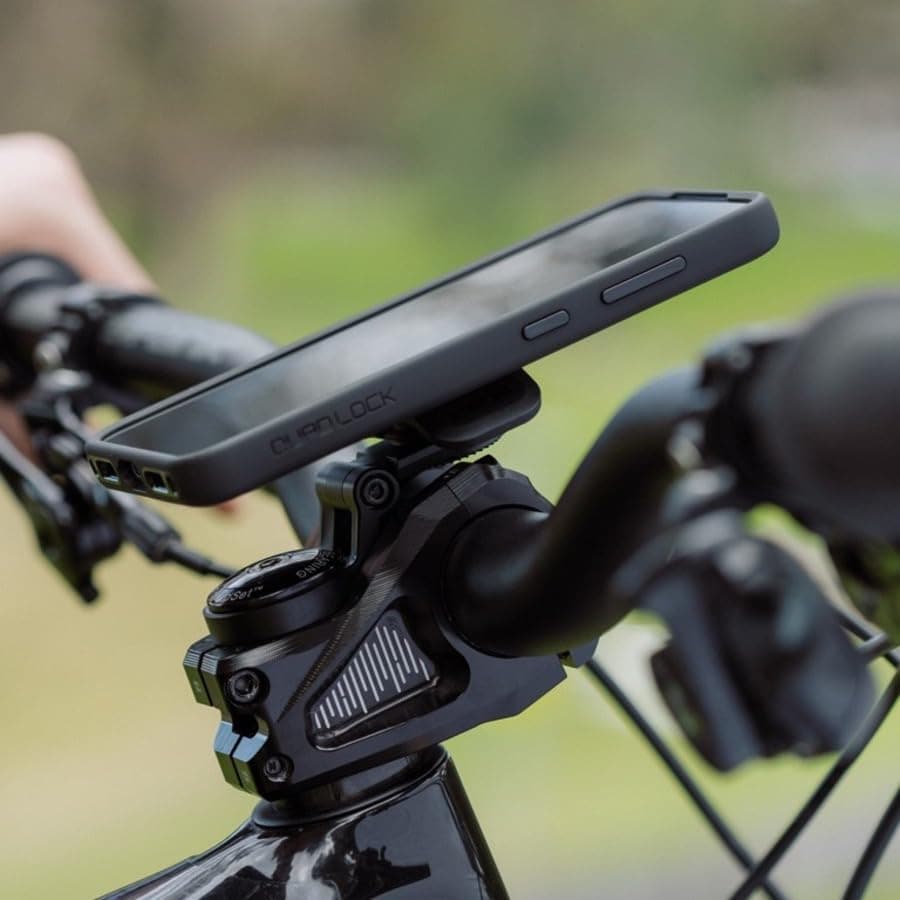 Quad Lock Kit de vélo réglable pour Galaxy S25 Magnum et support de tige