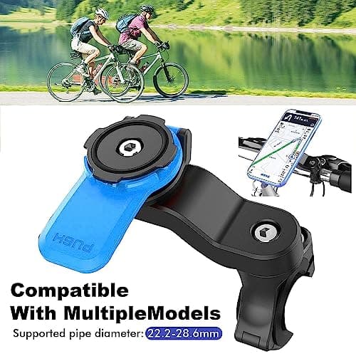 Support de téléphone Taomeng pour Moto universel, adapté aux vélos et motos, rotatif de 360° et facile à amovir, pour ut