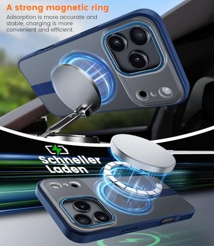 Coque Magnétique Nicekool pour iPhone 17 Pro | Protection Antichoc et Support Invisible | Compatible MagSafe