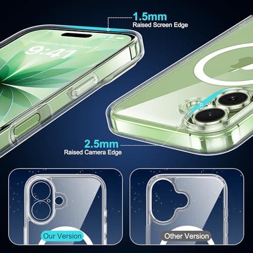 Helssitot Coque Magnétique iPhone 17 Militaire + 2 Verres Trempé Anti-Espion