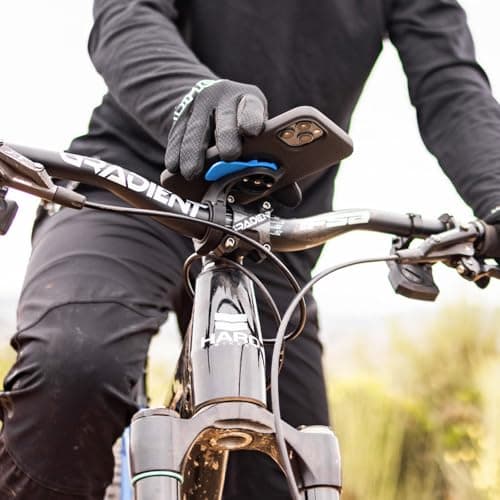 Quad Lock Support Guidon Allongé pour iPhone 16 Pro Max + Protection par Coque MAG + Ride urban + Équipement cycliste +