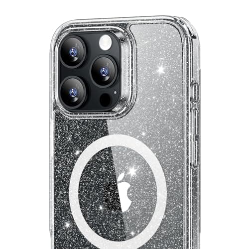 <think>

</think>

Coque ESR pour iPhone 17 Pro Max, Protection Caméra, Compatible MagSafe, Étui Militaire Antichute, Tr — Paillettes