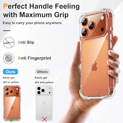ORETECH Coque pour iPhone 17 Pro avec 2 Verres Trempés Global Recycled Standard
ORETECH Coque pour iPhone 17 Pro Protect