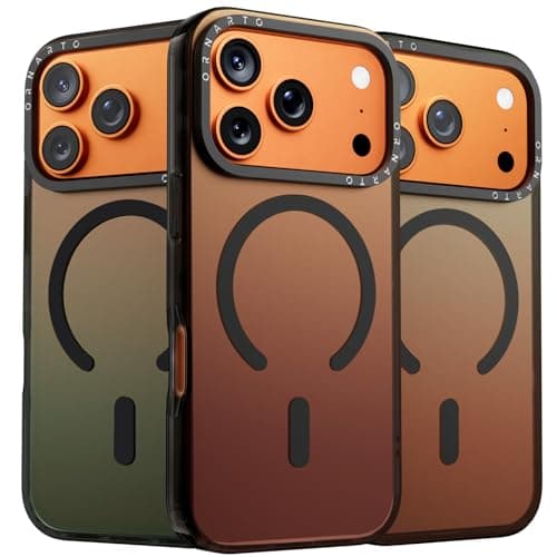 Coque Magnétique ORNARTO pour iPhone 17 Pro 6,3" MagSafe Iridescente Recyclée Global Recycled Standard