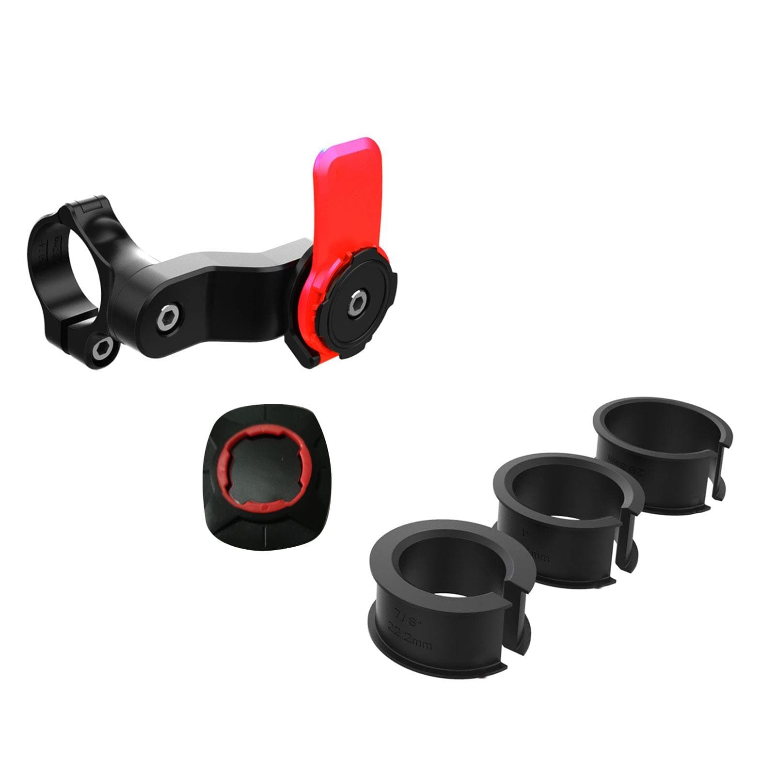 Support de téléphone Kisbeibi pour vélo, compatible moto, noir
