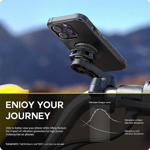 Amortisseur de vibrations TUSITA pour moto robuste et silencieux
| Amortisseur TUSITA de vibrations support moto pour c