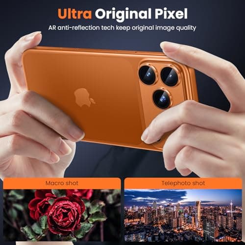 WSKEN Protection mate 17 Pro Max pour iPhone - Couverture en plaque métallique 9H - Anti-rayures - Sans bulles - Film d'