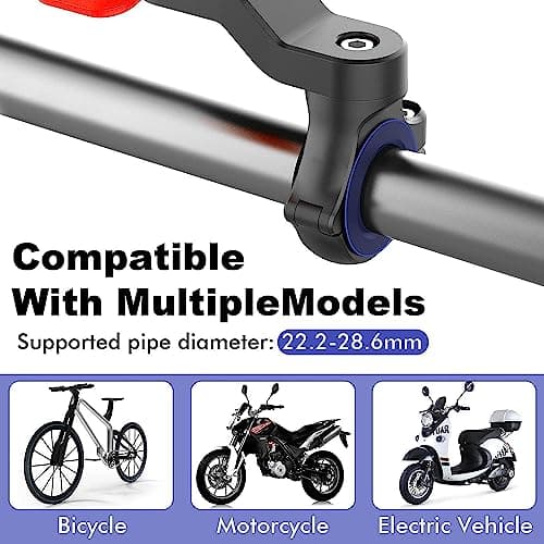 Support de téléphone Taomeng pour Moto universel, adapté aux vélos et motos, rotatif de 360° et facile à amovir, pour ut