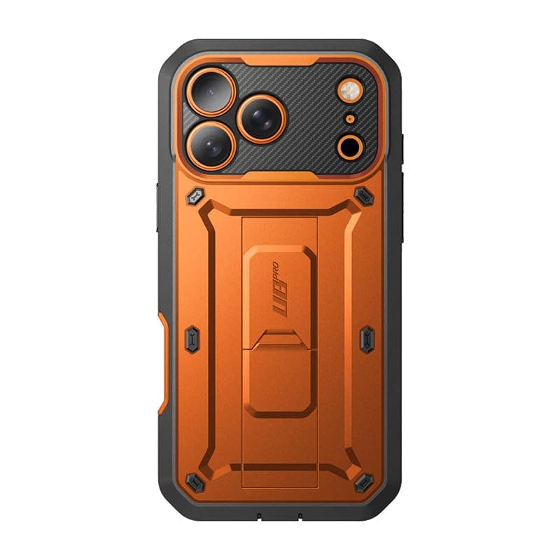 SUPCASE Coque pour iPhone 17 Pro 2025 [Protection Militaire & Béquille Intégrée] Coque Intégrale Robuste pour iPhone 17 — Corail