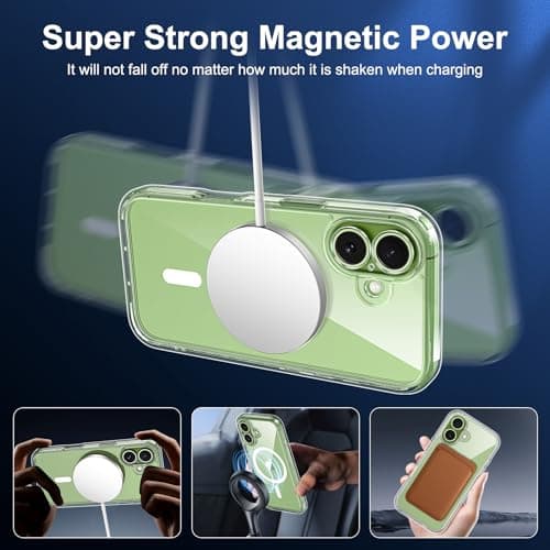 Helssitot Coque Magnétique iPhone 17 Militaire + 2 Verres Trempé Anti-Espion