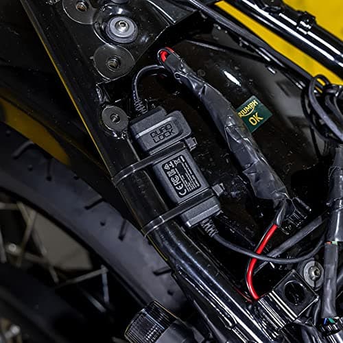 Adaptateur Intelligent étanche 12V à USB pour Motos, Bateaux, Caravanes - Chargeur Réversible USB-C 2 Ports 20A avec Ind