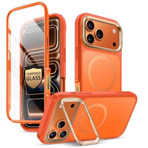 <think>

</think>

Coque MagSafe pour iPhone 17 Pro 6,3" 2025 - Protection Écran Verre Trempé - Protection Intégrale Rob — Corail