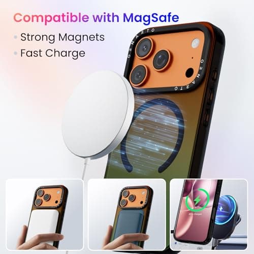 Coque Magnétique ORNARTO pour iPhone 17 Pro 6,3" MagSafe Iridescente Recyclée Global Recycled Standard