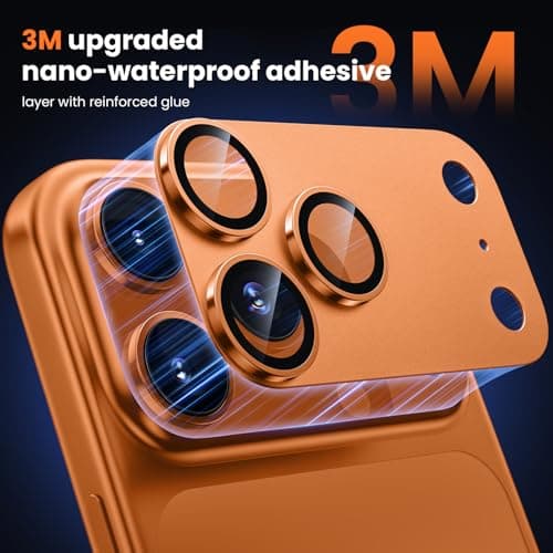 WSKEN Protection mate 17 Pro Max pour iPhone - Couverture en plaque métallique 9H - Anti-rayures - Sans bulles - Film d'