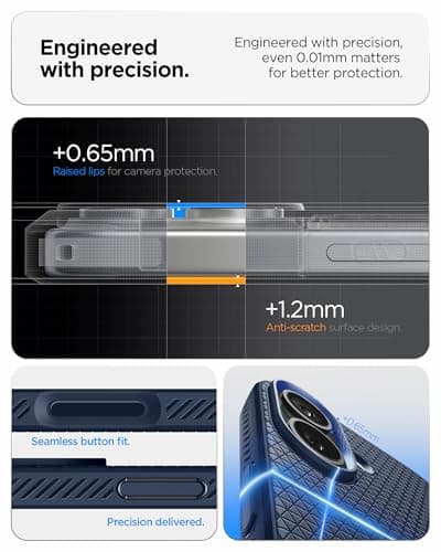 Spigen Coque Liquid Air pour iPhone 17 Édition 2025 - Flexible Bleu Marin
