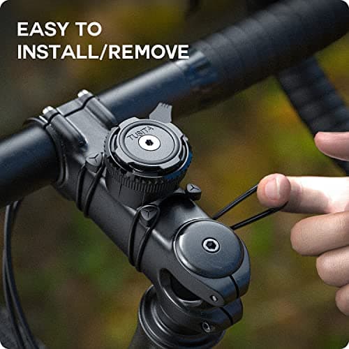 TUSITA Twist Lock Téléphone Portable Support de Guidon pour Cyclistes - Sports Outdoor - Élastique Robuste - BAMBOO - 1