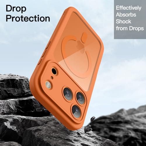 JETech Coque Protection pour iPhone 17 Pro Max - Orange  
JETech Coque MagSafe pour iPhone 17 Pro Max - Orange  
JETech