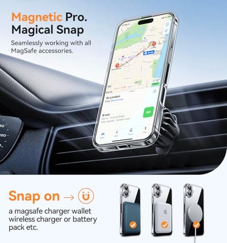 COQUE MAGNETIQUE CANSHN POUR IPHONE 17 PROTECTION COMPLÈTE MAGSAFE CAMÉRA BLANC TRANSPARENT RÉCUPÉRÉ GRS RCS Blended GRS