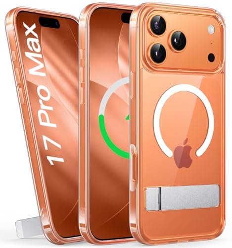 SIXBOX Coque Magnétique MagnSafe iPhone 17 Pro Max Anti-Yellowing Protection Complète Mat Translucide