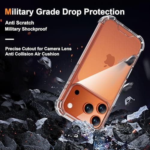 ORETECH Coque pour iPhone 17 Pro avec 2 Verres Trempés Global Recycled Standard
ORETECH Coque pour iPhone 17 Pro Protect