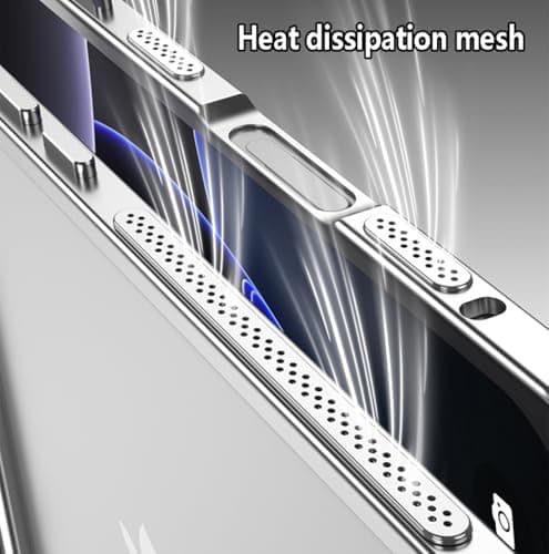 Teroxa Coque de protection antichoc pour iPhone 17 Pro Max, cadre en alliage d'aluminium aéronautique résistant aux choc