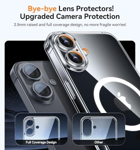 COQUE MAGNETIQUE CANSHN POUR IPHONE 17 PROTECTION COMPLÈTE MAGSAFE CAMÉRA BLANC TRANSPARENT RÉCUPÉRÉ GRS RCS Blended GRS