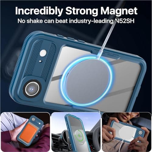 AICase Coque Étanche pour iPhone 17 Air - Protection IP68, Support MagSafe, Résistante à l'Eau, à la Neige, aux Chocs et