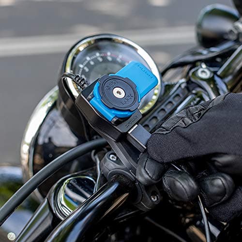 Chargeur USB Quad Lock Moto pour Pelotonニング et Ski🚀 Vue de Facehäuser